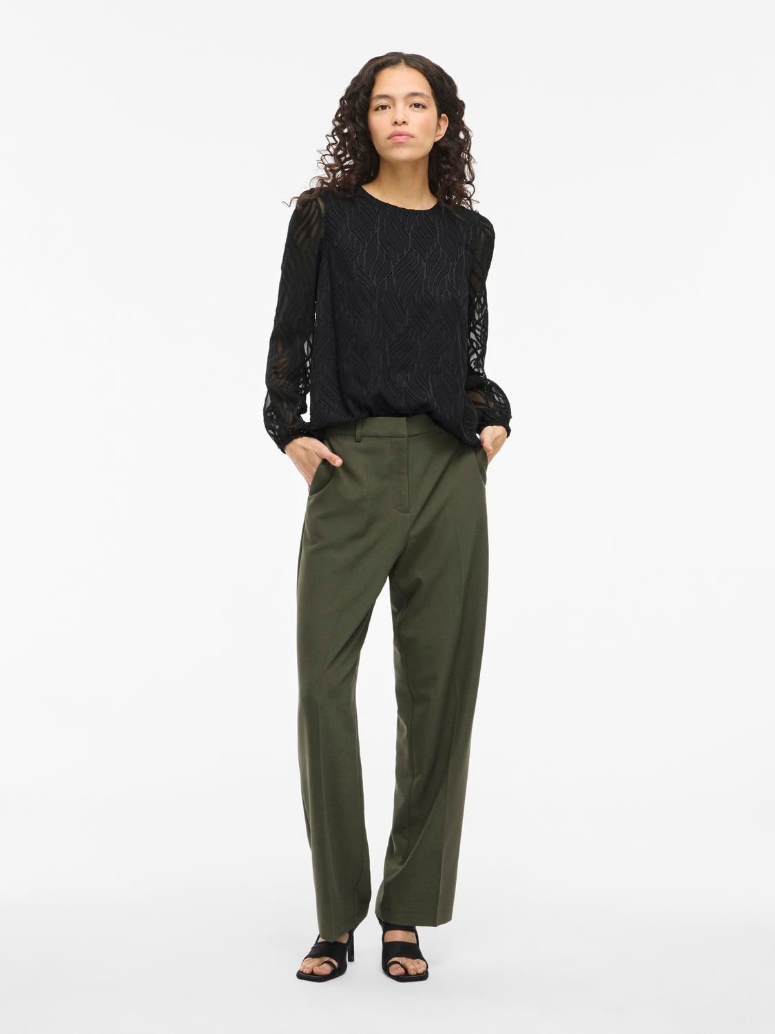 VIMIKA Top - Black Beauty - VERO MODA & VILA Bergvik